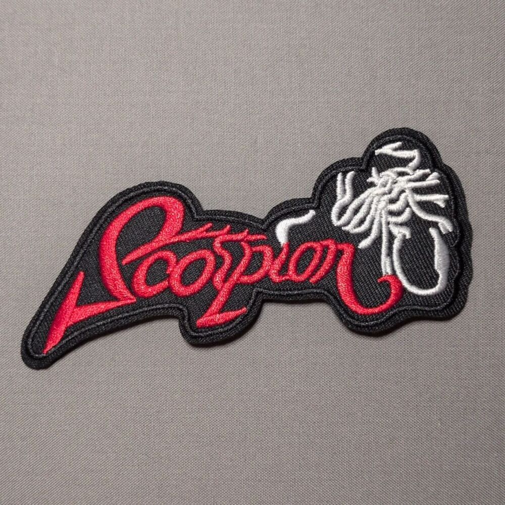 Scorpion Rock Band Embroidered Iron On Patch | Rock Music Patch